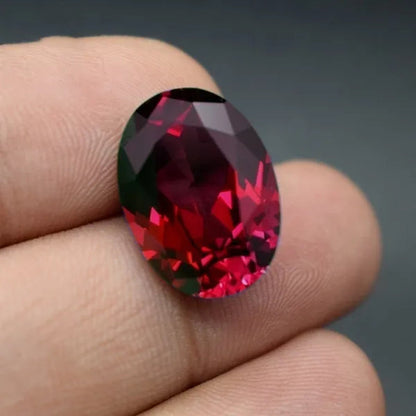 Wisdom and Guardian Stone 3A Mozambique Ruby Corundum Spinel Various Shapes Mosaic Jewelry Diy Pigeon Blood Red AAA 5-7MM