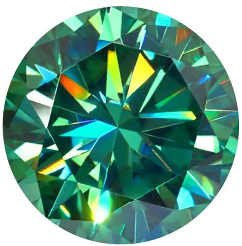 Round brilliant diamond-cut Moissanite bulk jewelry