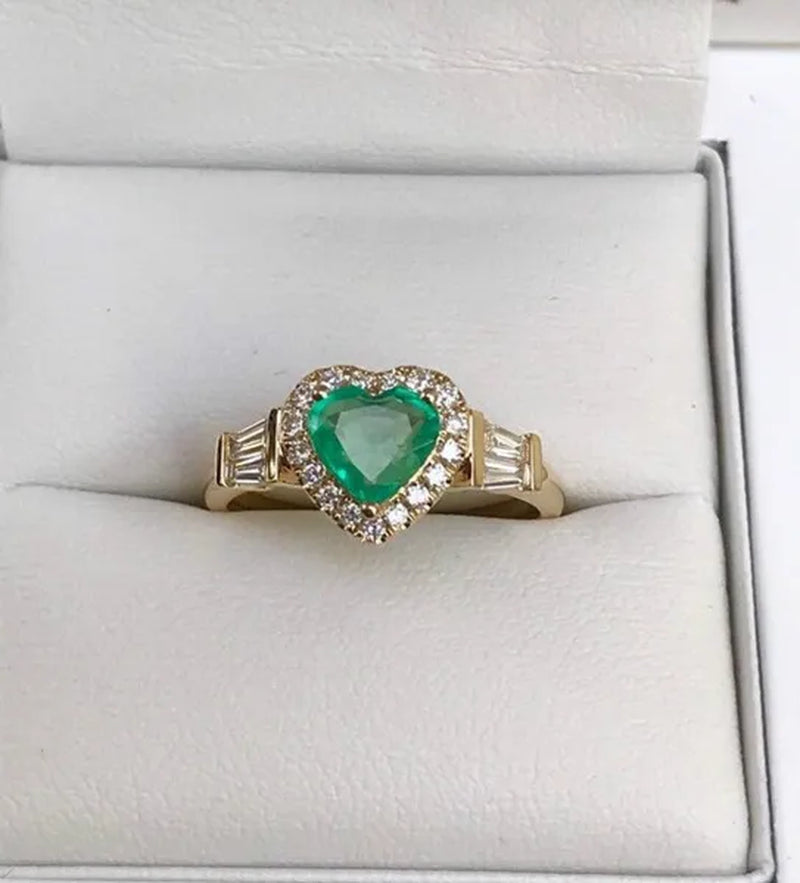 Elegant Noble Woman Fashion Heart Ring Superb Birthstone Princess Proposal Engagement Ring Anniversary Banquet Birthday Christmas Gift Romantic Bride Wedding Eternal Jewelry Ring Size 4-12 Bague Femme