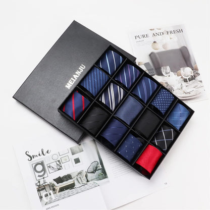 Mens Ties, Mens Zipper Ties Neckties for Men, Silky Zip up Ties, Men'S Pretied Ties Set