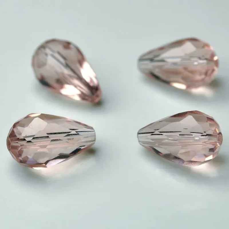 Multi-Color Top Quality Crystal Tear Drop Shape Beads Crystal Glass Beads Loose Spacer round Beads for Jewelry Making