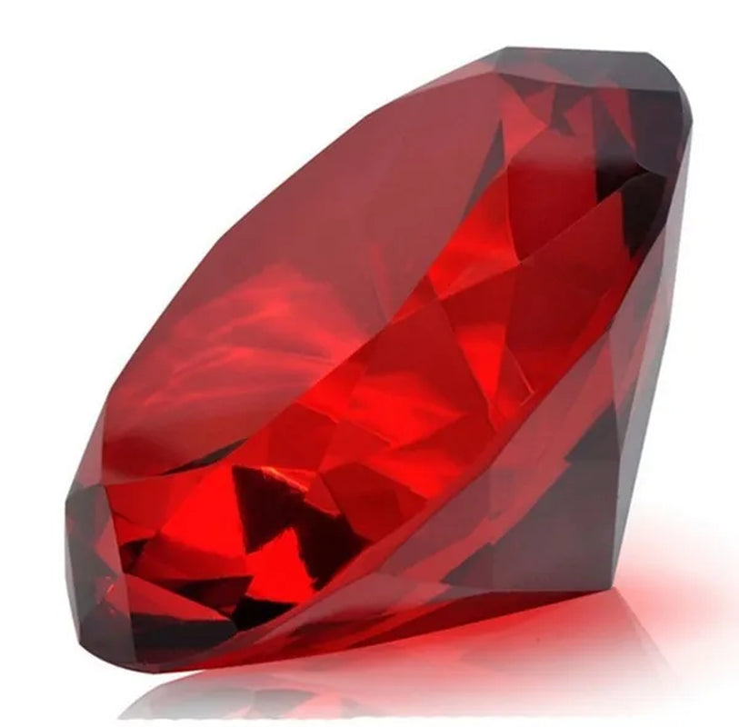 1 PCS Huge Cut 15.0mm Conical shape Ruby Red Garnet Diamonds Round Cut Loose Gemstones/YYC