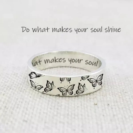 New 925 Sterling Silver Jewelry Ring Creativebutterfly Wedding Band Design Women Hot Selling Rings