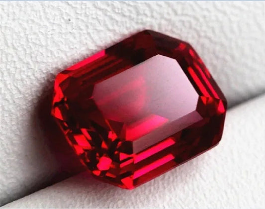 26.35CT Pigeon Blood Red Ruby 13x18MM Rectangle Cut AAAA+ Loose Gemstone Gifts