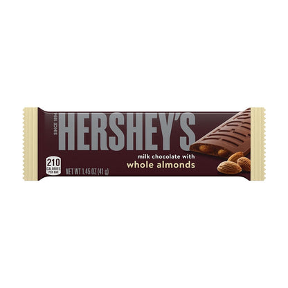 Milk Chocolate with Whole Almonds Candy Bars, 1.45 Oz (6 Count)