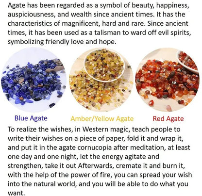 36PCS Gemstones Bottles Crystals and Healing Stones Witchcraft Supplies Crystals Chakra Healing Crystals Bulk Crystals Witchy Room Décor
