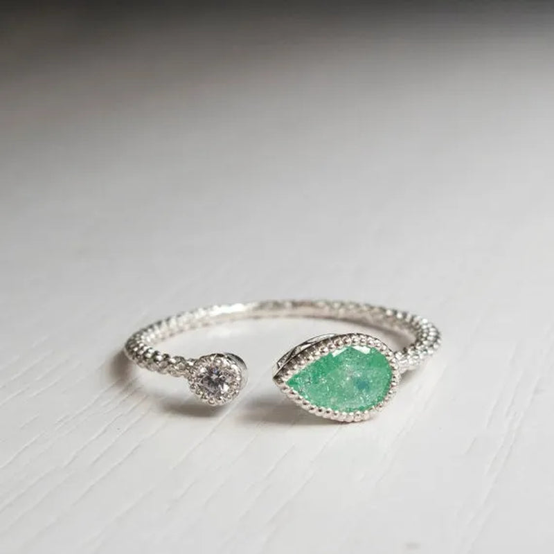 Delysia King  Water drop pear shaped ring