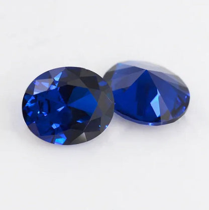 Unheated Blue Sapphire 4.76Cts 10X12Mm Oval Cut Shape AAAAA VVS Loose Gemstone
