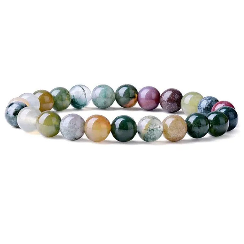 6Mm 8Mm Natural Stone Chakra Beaded Charm Bracelets Tiger Eye Amethyst Lapis Lazuli round Beads Bracelet Women Yoga Jewelry