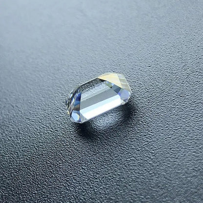 White D Color VVS Emerald cut Loose Moissanite diamond Stone 1ct 5x7mm with certificate