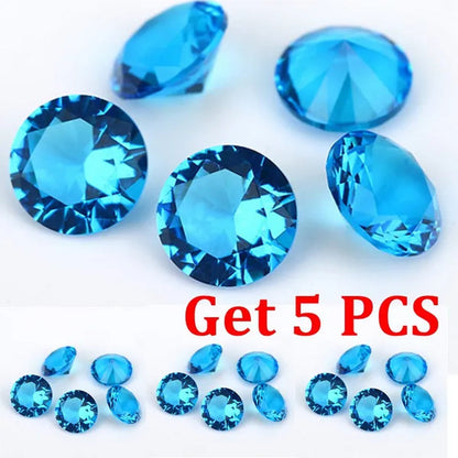 5 Pcs Natural Beautiful Unheated Sea Blue Diamond 10.0mm Sapphire Round Cut Sri-Lanka Gemstone