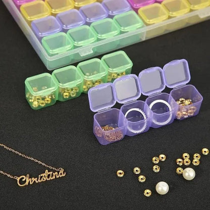 56 Grids Diamond Painting Jewelry Box Earring Embroidery Plastic Storage Case