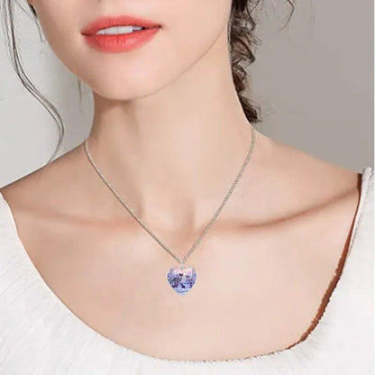 Classic Retro Wolf Belief Totem Parent-Child Necklace Simple New Heart Pendant Necklace Fashionable Women'S Animal Jewelry Accessories Elegant Leisure Women'S Birthday Gift Holiday Anniversary Gift