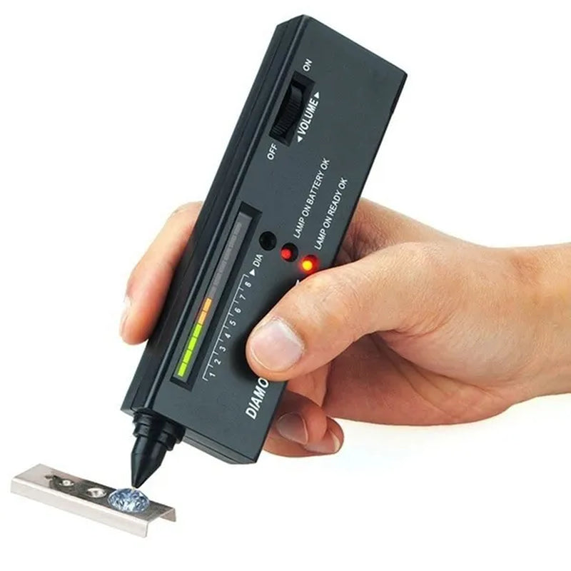 Professional Diamond Tester LED Diamond Indicator Gemstone Jewelry Gems Selector Diamond Tester Pen Tool
