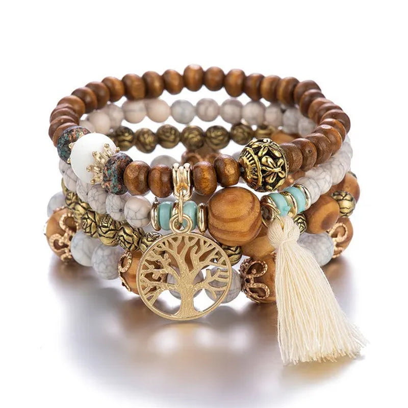 Multi-layer Beaded Bracelets for Women