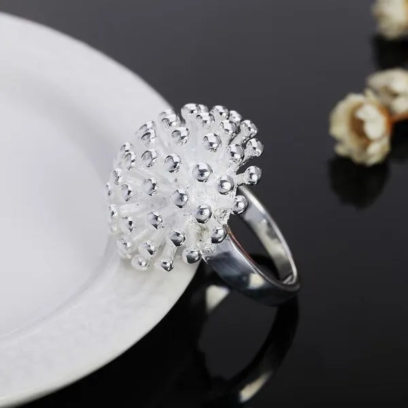 Luxury 925 Sterling Silver Necklace Earring Bracelet Rings Jewelry Set for Women Snowflake Pendant Bangle Hot Charm Fashion Party Gift