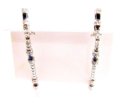 .70 CT 6 SAPPHIRE BAGUETTE SHAPE AND 1.40 CT DIAMOND