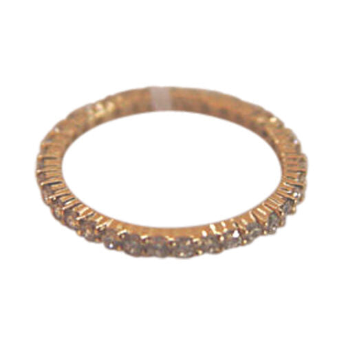 ROUND BRILLIANT ETERNITY BAND YELLOW GOLD