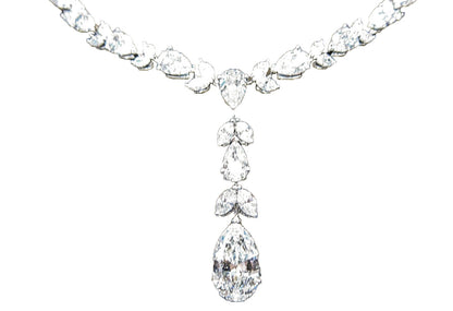 STYLISH GIA CERTIFIED PEAR BRILLIANT DIAMOND EXACTLY 5.00 CT REST OF DIAMOND