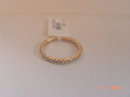 ROUND BRILLIANT ETERNITY BAND YELLOW GOLD