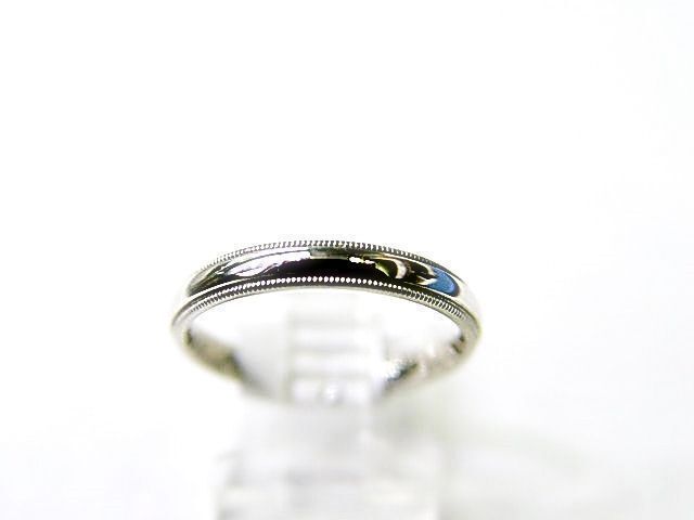 PLATINUM POLISHED ROPE OUTER PLATINUM WEDDING BAND