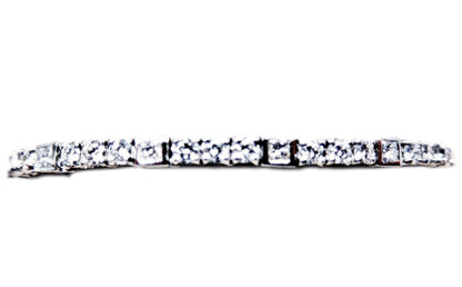 4.65 ct round brilliant shape diamond g color vs1/2 clarity diamond bracelet 18k