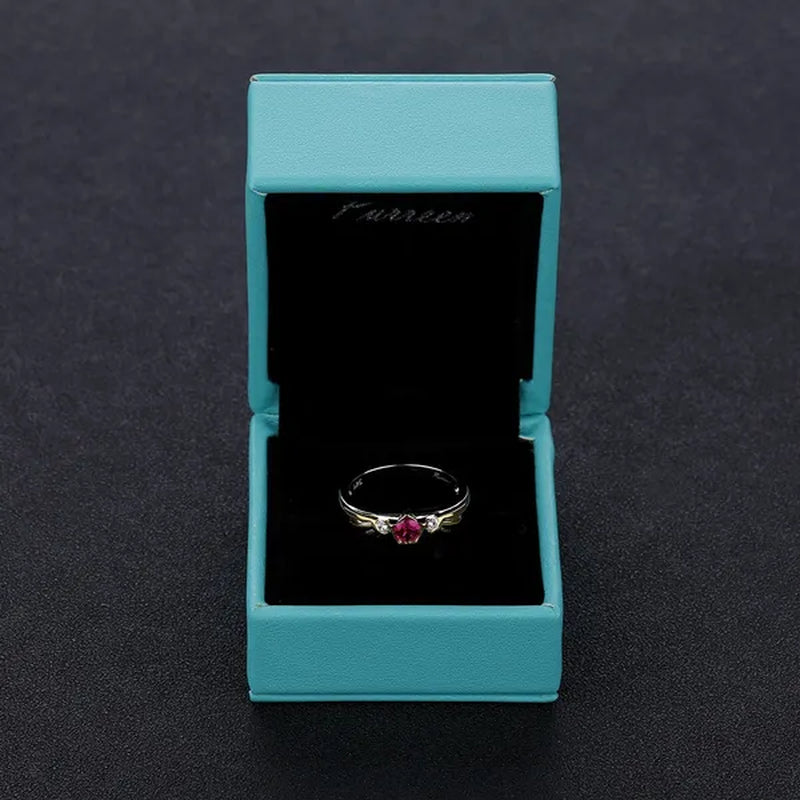 Goron's Ruby Ring Spiritual Stone Link Cosplay 925 Sterling Silver Engagement Ring