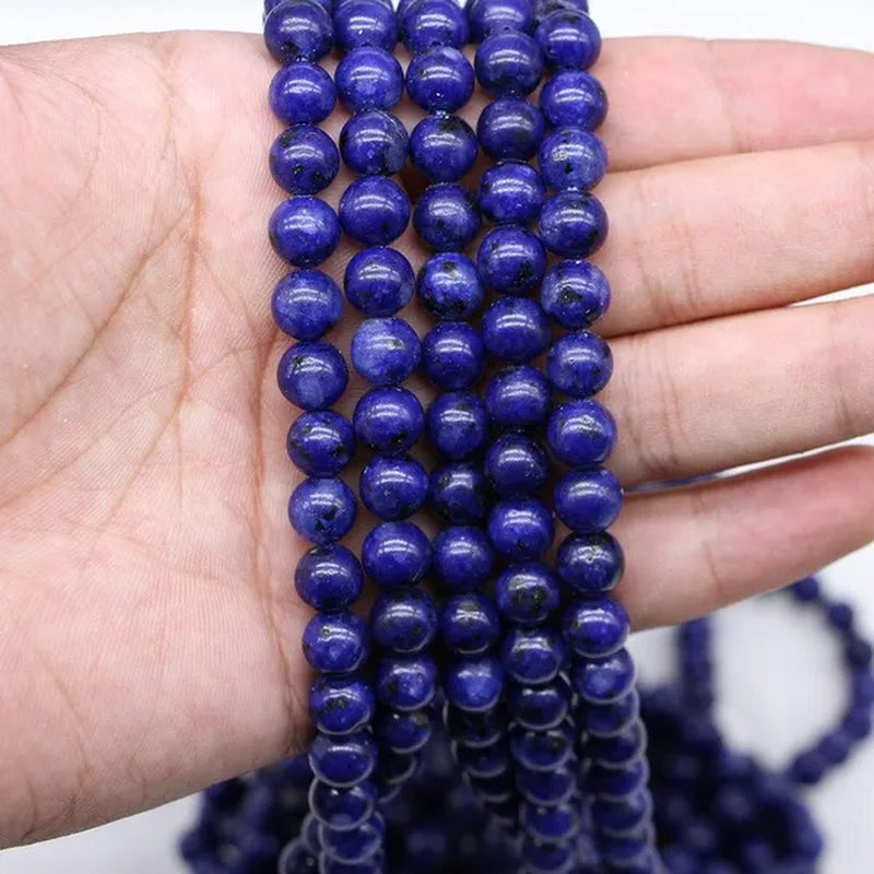 1Strand/Lot 4/6/8/10/12 Mm Natural Stone Beads Loose Spacer Bead for Jewelry Making Findings DIY Bracelet Necklace