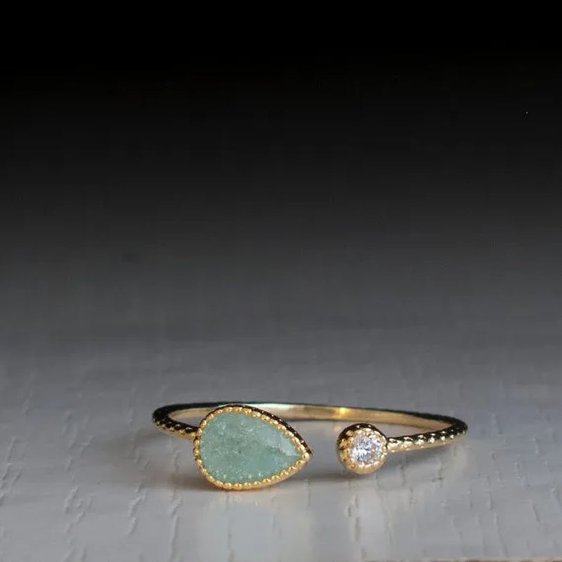 Delysia King  Water drop pear shaped ring