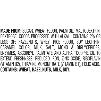 Pirouette Cookies, Chocolate Hazelnut Créme Filled Wafers, 13.5 Oz Tin