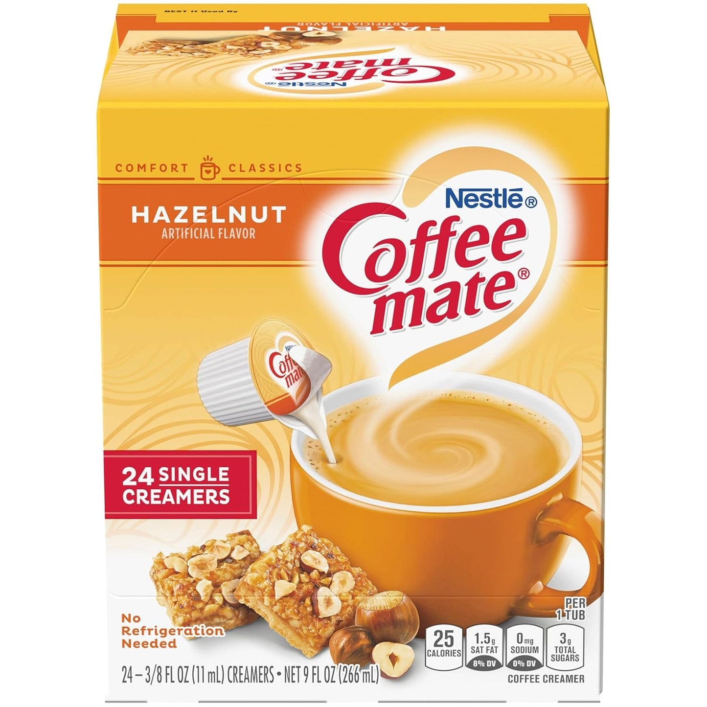 Nestle Coffee Mate Hazelnut Liquid Coffee Creamer Singles