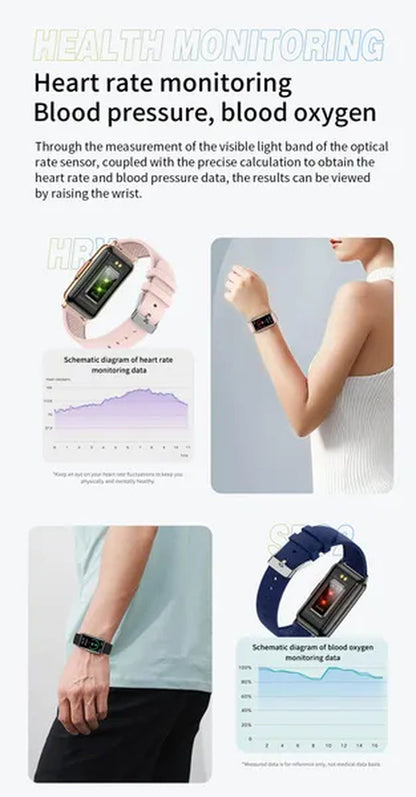 LIGE 2023 Newest 1.47-Inch Full Touch Sports Smart Bracelet Watch for Men and Women Fitness Tracker Health Monitors IP67 Waterproof Smart Wristbands Montre Connecter