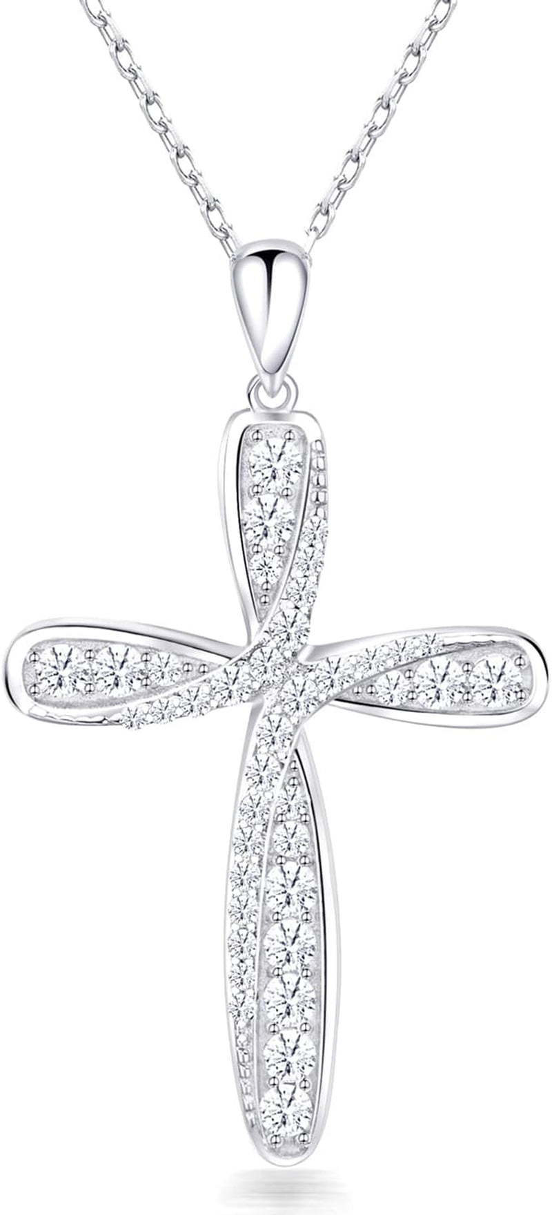 925 Sterling Silver Cross Necklace for Women Mothers Day Gifts Silver Cross Necklaces Womens Jewelry Gifts for Women Mom Her