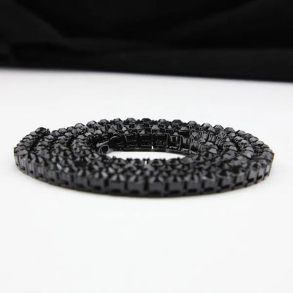 Men's Necklaces Alloy Crystal Rhinestone Diamond Chains Necklaces Hip Hop Rock Gift