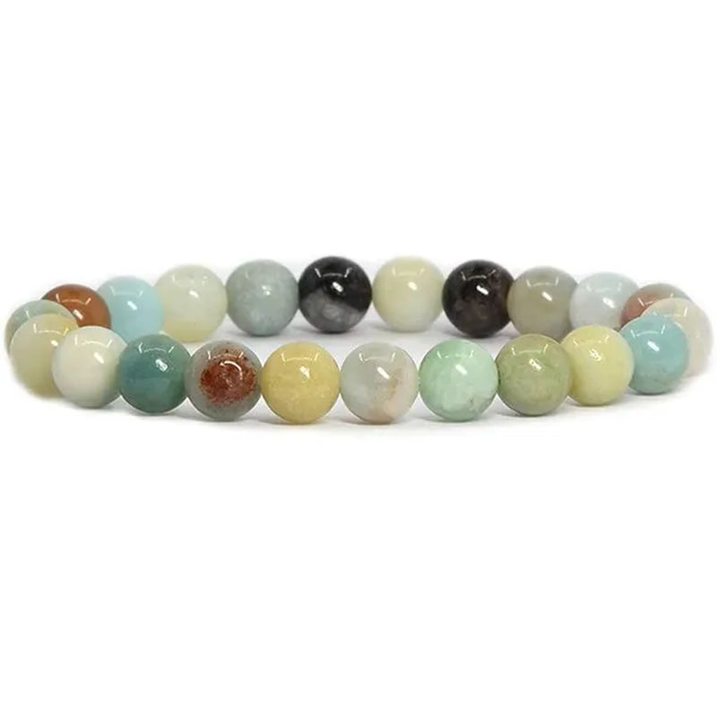 6Mm 8Mm Natural Stone Chakra Beaded Charm Bracelets Tiger Eye Amethyst Lapis Lazuli round Beads Bracelet Women Yoga Jewelry