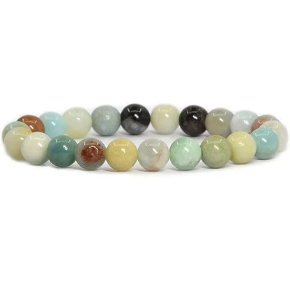 6Mm 8Mm Natural Stone Chakra Beaded Charm Bracelets Tiger Eye Amethyst Lapis Lazuli round Beads Bracelet Women Yoga Jewelry