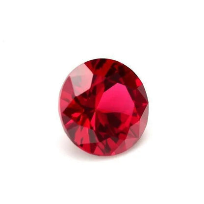Large Ruby Unheated 10.50 Cts Natural Mined 11.0mm Sri-Lanka Garnet Ruby Pigeon Red Round Cut VVS Loose Gem