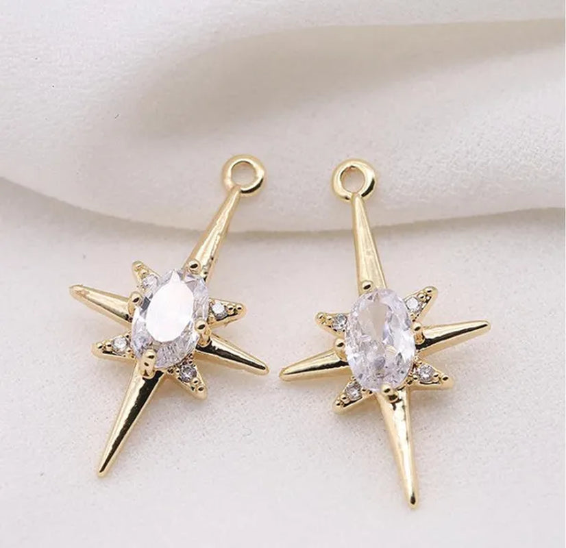 Luxury18K Gold Plated Golden Earrings for Women Fashion 925 Sterling Silver Zircon Stud Line Earrings for Girl Jewelry Gift