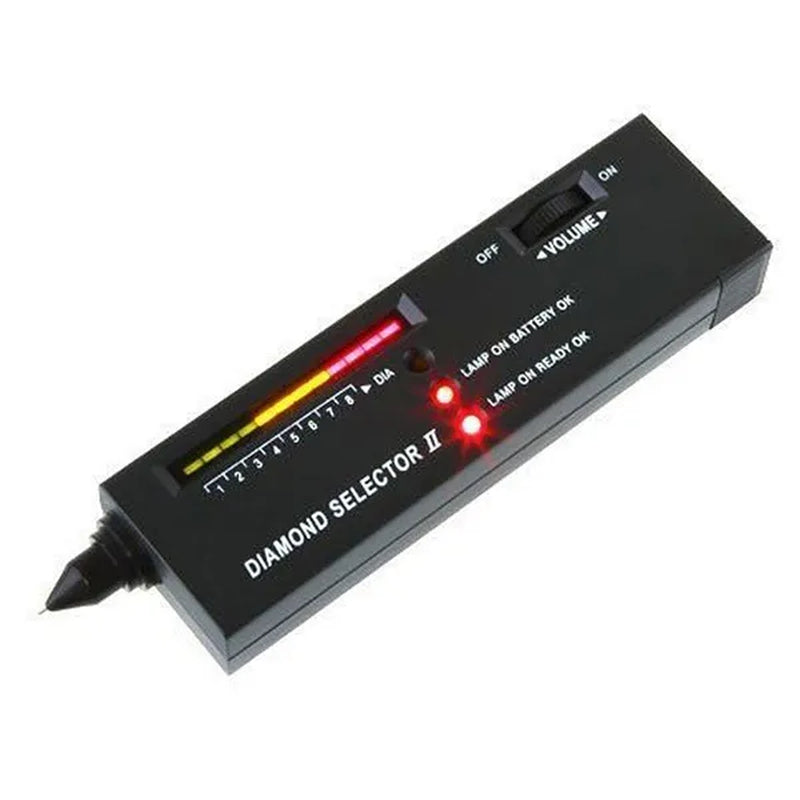 Jewellery Diamond Hardness Meter Gemstone Gem Tester Selector LED Diamond Indicator Test Pen Audio Portable Jewelry Tester Tool