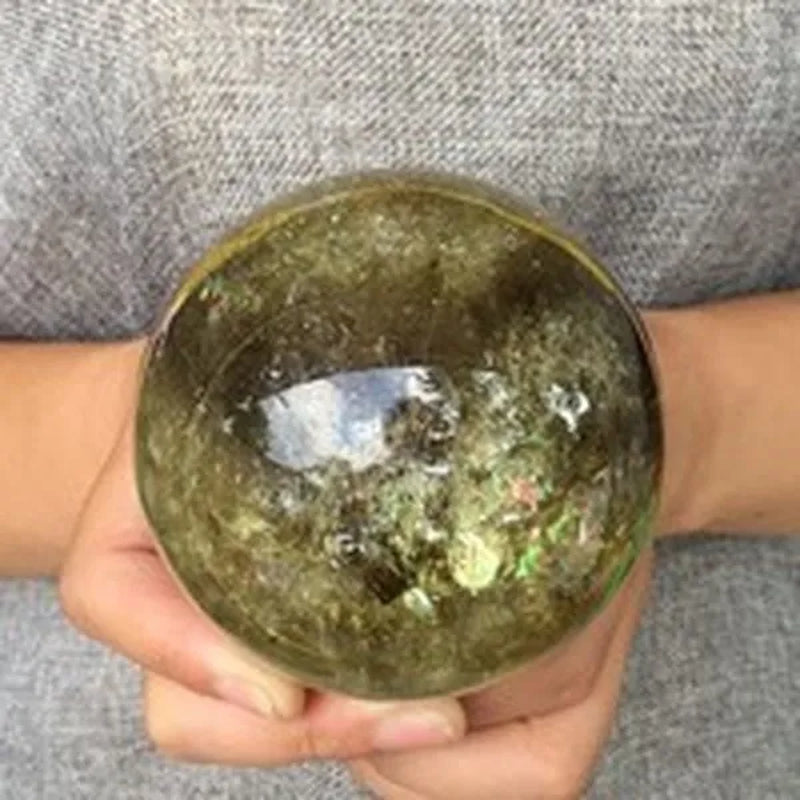 1000G Natural Smokey Citrine Sphere Quartz Crystal Ball Healing Decoration