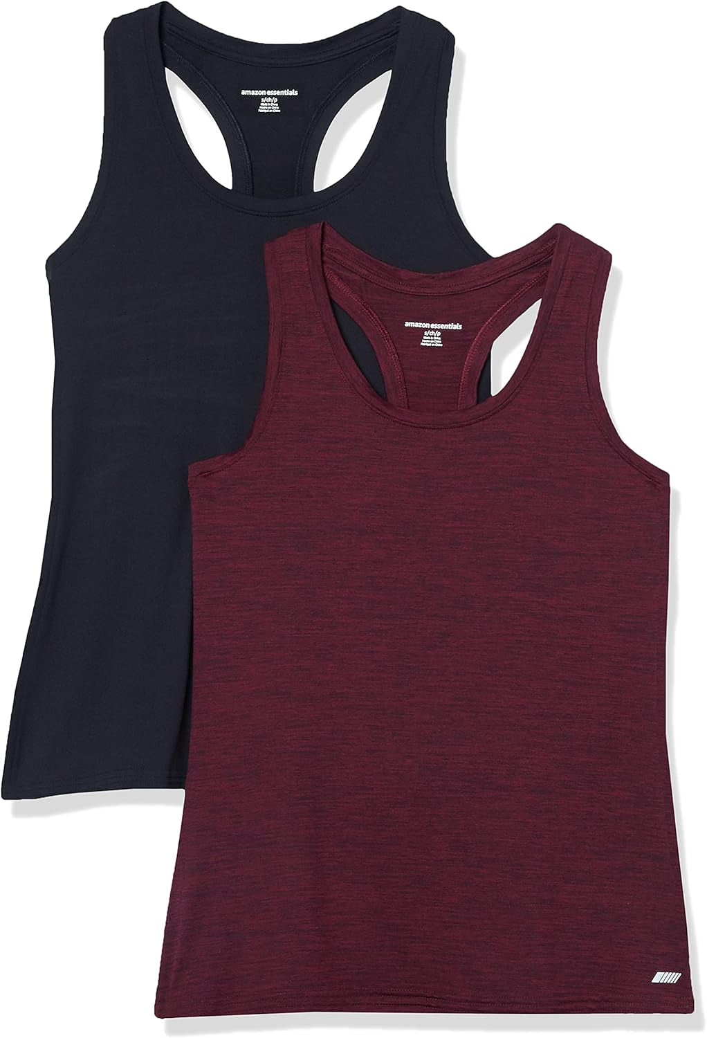 Women'S Tech Stretch Racerback Tank Top (Available in plus Size), Multipacks