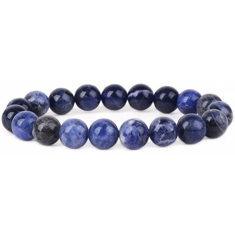6Mm 8Mm Natural Stone Chakra Beaded Charm Bracelets Tiger Eye Amethyst Lapis Lazuli round Beads Bracelet Women Yoga Jewelry