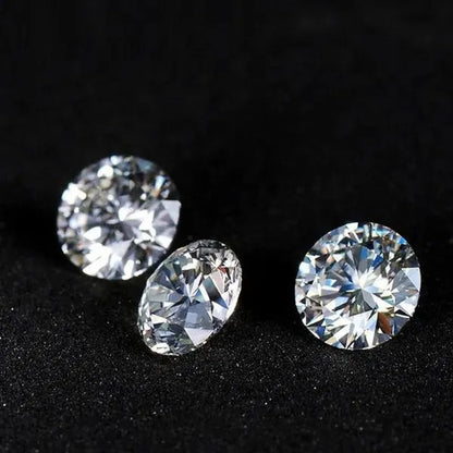 Natural 0.5/1.0/2.0Carat Moissanite D Color Round Shape VVS1 Excellent Clarity With GRA Certificate Report and Card