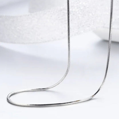 Women's Jewelry 16-inch-30-inch Single-layer Necklace Popular Style Snake Chain Metal Chain Necklace Girl Party Gift