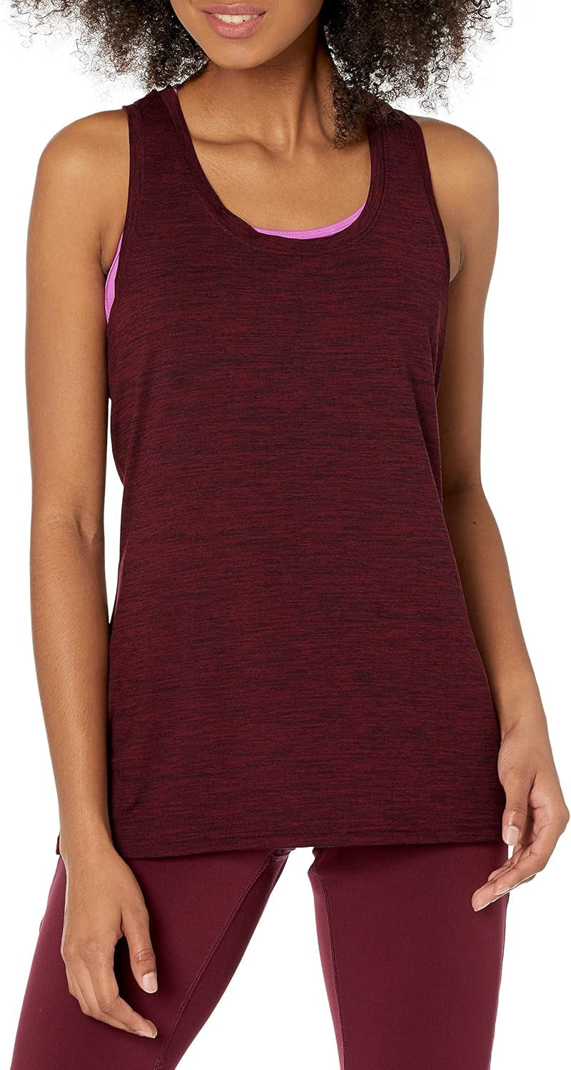 Women'S Tech Stretch Racerback Tank Top (Available in plus Size), Multipacks
