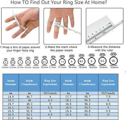 3 Stone Moissanite Engagement Rings for Women, 1 Ct Tw D Color VVS1 Clarity Lab Created Diamond Rings 14K White Gold Vermeil Moissanite Rings for Women Anniversary Jewelry Gifts