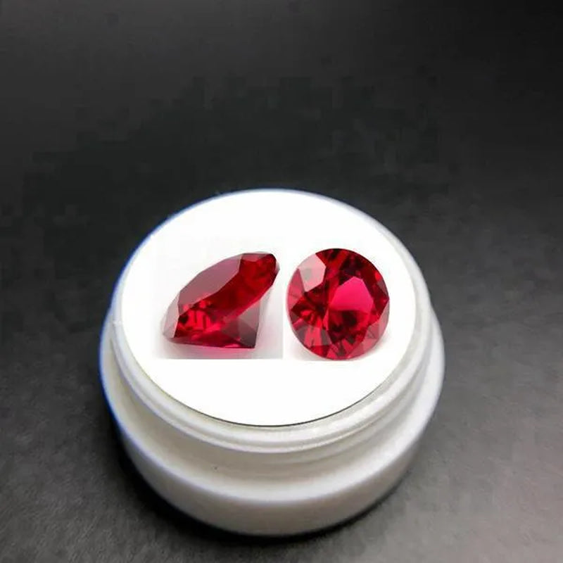 Large Ruby Unheated 10.50 Cts Natural Mined 11.0mm Sri-Lanka Garnet Ruby Pigeon Red Round Cut VVS Loose Gem