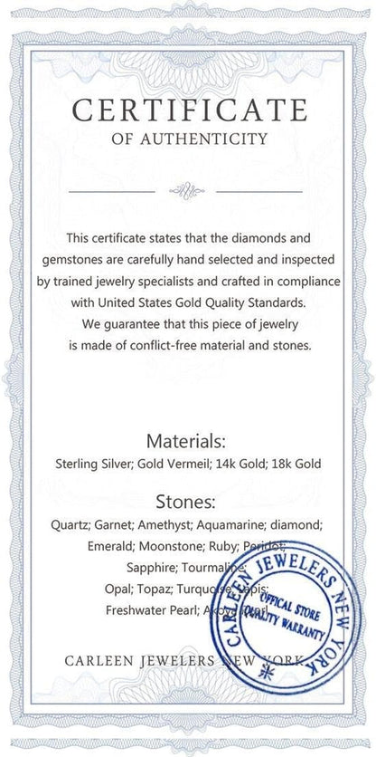 9K Solid Gold Cute Dainty Cross Pendant Necklace with White Sapphire Gemstone Fine Delicate Jewelry Mothers Day Gifts for Women, Moms