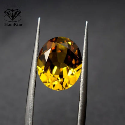Natural Unheated AAAA 5.50 Cts AAAAA Gemstone Yellow Sapphire 9x11mm Oval Cut Gem Sri-Lanka VVS Loose Gemstone Jewelry