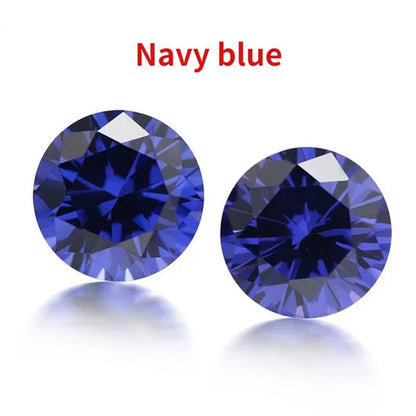 Round Brilliant Cut 5.0mm To 12.0mm D Color Moissanites Loose Stone Diamond Ring Jewelry Bracelet Material High Quality